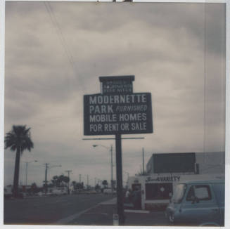 Modernette Court Trailers & Apartments - 1707 East Apache Boulevard, Tempe, Ariz