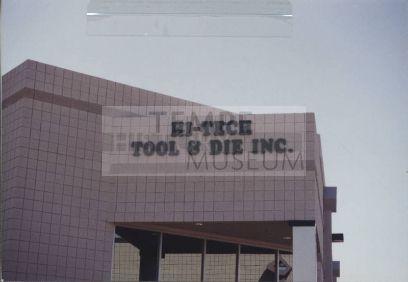 Hi-Tech Tool and Die Inc. - 6504 South Ash Avenue - Tempe, Arizona
