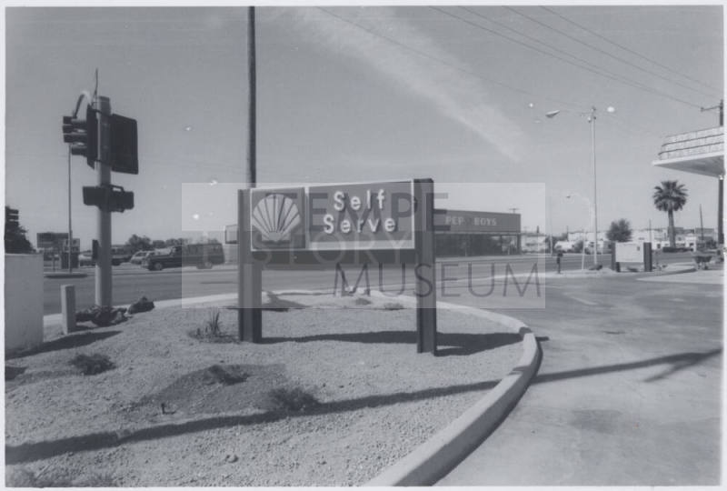 Pete's Shell Gasoline Station - 1734 East Apache Boulevard, Tempe, Arizona