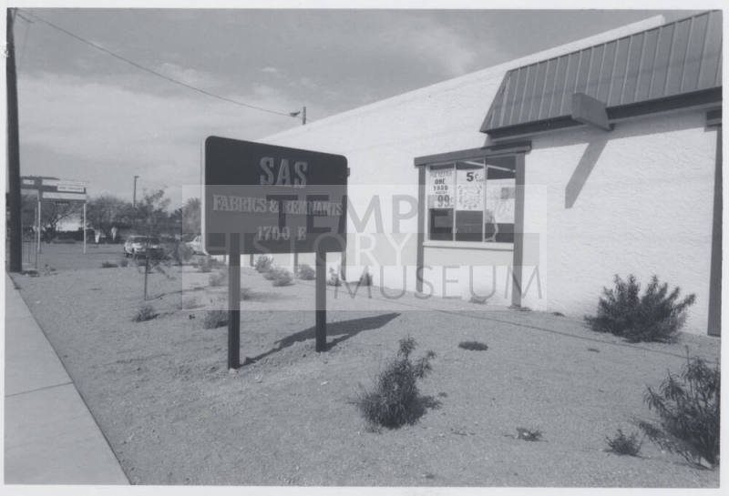 Sas Fabrics - 1700 East Apache Boulevard, Tempe, Arizona