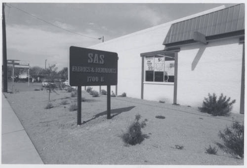Sas Fabrics - 1700 East Apache Boulevard, Tempe, Arizona