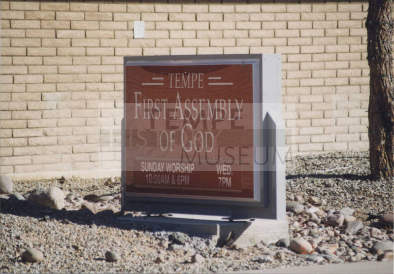 Tempe First Assembly Of God, 1430 East Baseline Road, Tempe, Arizona