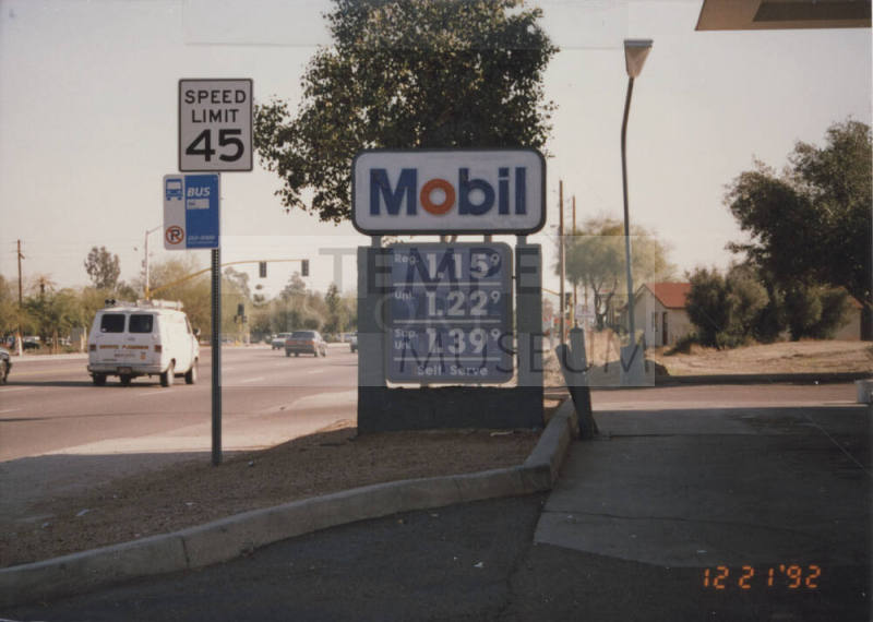 Mobil Service Station, 1435 West Baseline Road, Tempe, Arizona