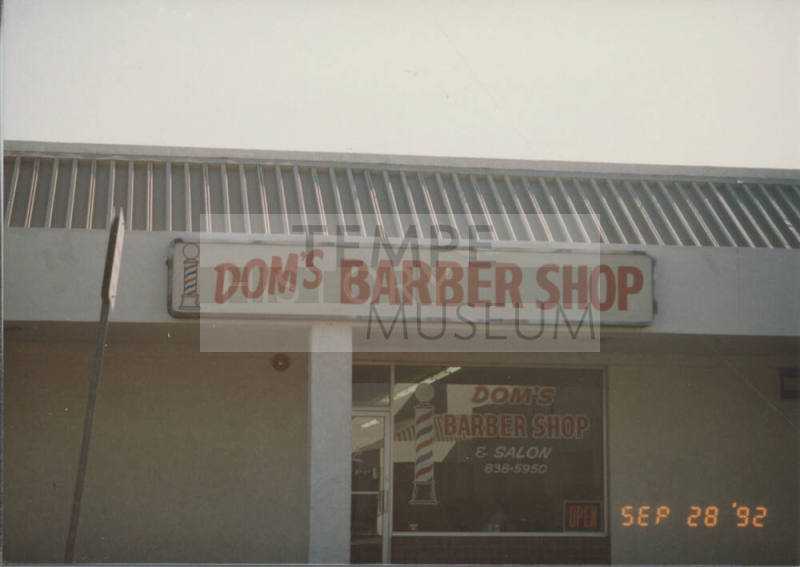 Dom's Barber Shop and Salon, 1813 E. Baseline Road, Tempe, Arizona