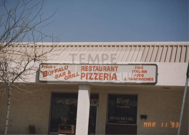 Frank's Buffalo Bar and Grill Restaurant, 1813 E. Baseline Road, Tempe, Arizona