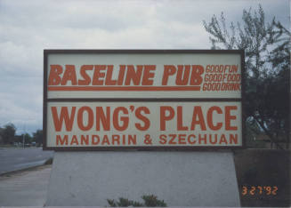 Wong's Place Restaurant - 1825 East Baseline Road - Tempe, Arizona