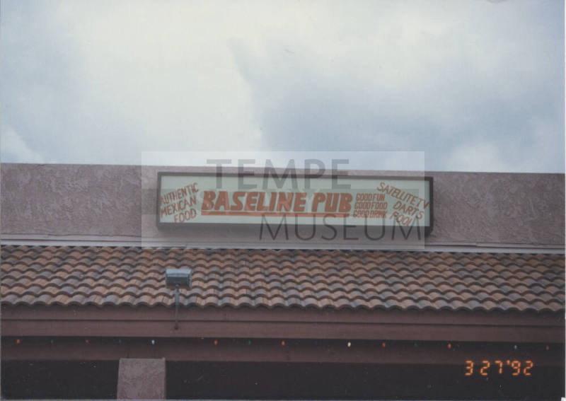 Baseline Pub Restaurant - 1825 East Baseline Road - Tempe, Arizona