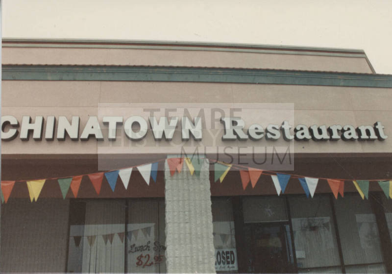 Chinatown Restaurant, 2700 W. Baseline Road, Tempe, Arizona