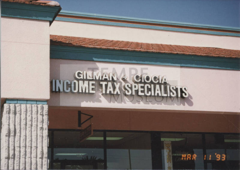 Gilman and Ciocia Income Tax Specialist, 2700 W. Baseline Road, Tempe, Arizona