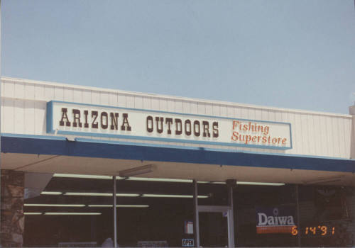Arizona Outdoors Fishing Superstore, 53 E. Broadway Road, Tempe, Arizona