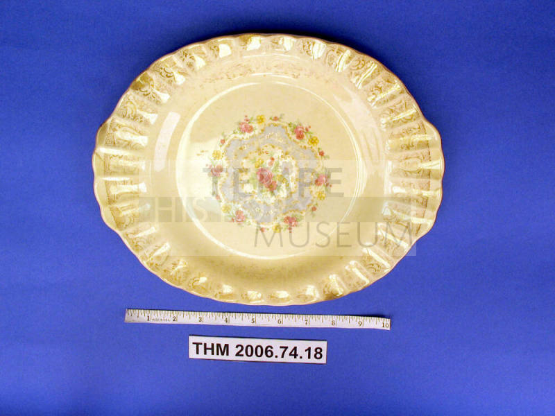 Tan platter