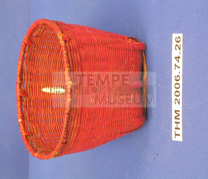 Red Straw Basket