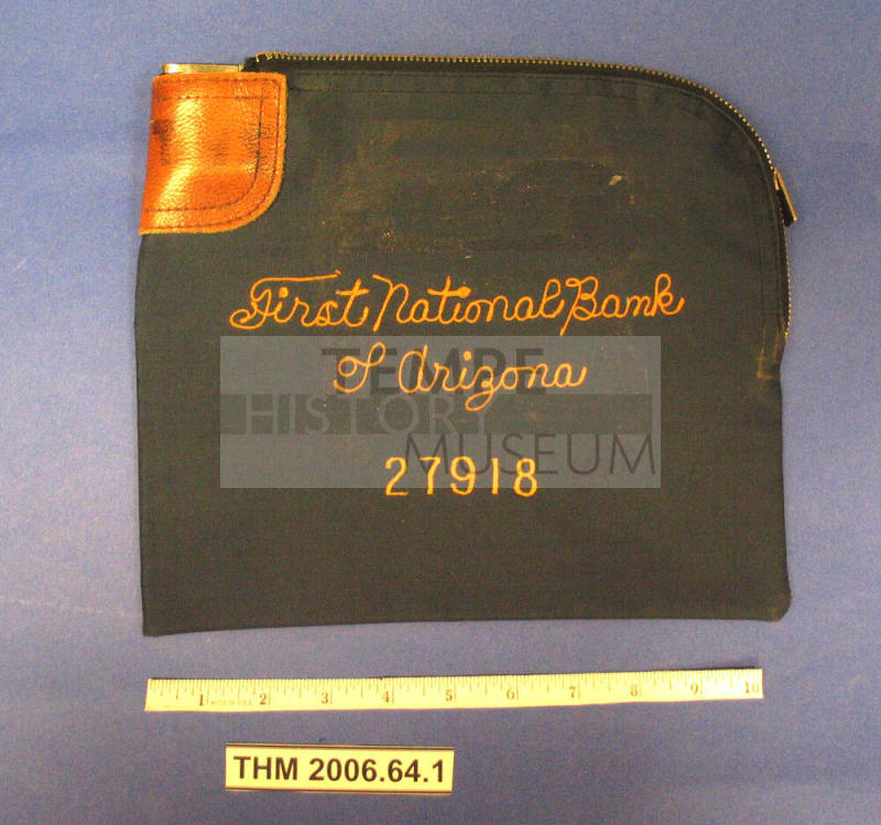 First National Bank Deposit Bag
