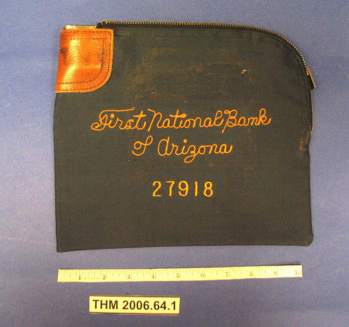 First National Bank Deposit Bag