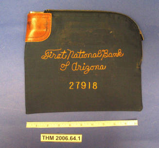 First National Bank Deposit Bag