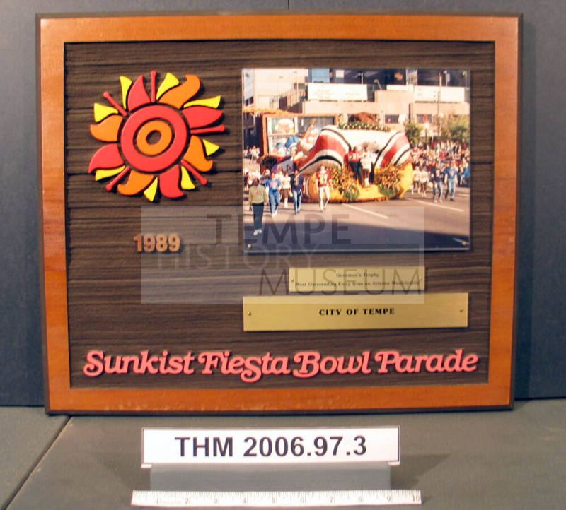 Sunkist Fiesta Bowl Parade Award