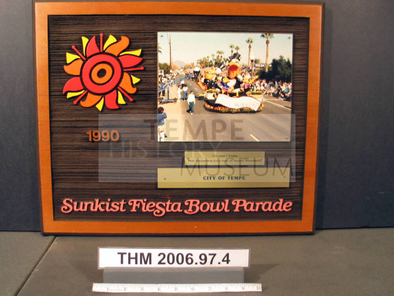 Sunkist Fiesta Bowl Parade Award