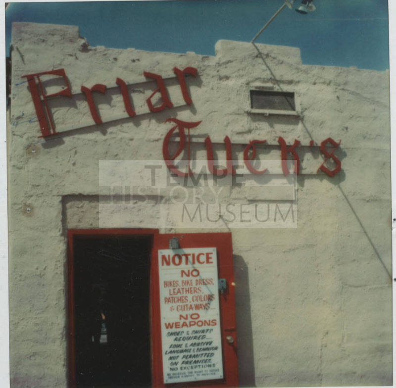 Friar Tuck's - 1890 East Apache Boulevard, Tempe, Arizona