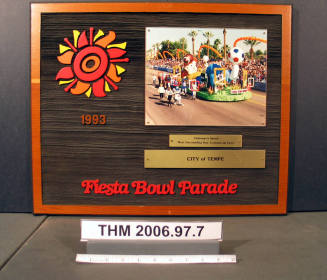 Sunkist Fiesta Bowl Parade Award
