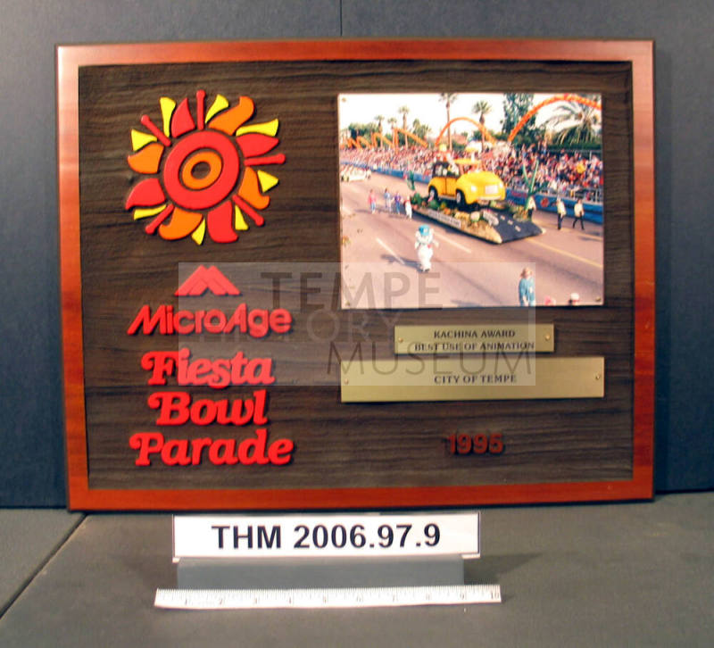 Microage Fiesta Bowl Parade Award