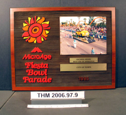 Microage Fiesta Bowl Parade Award