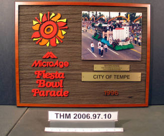 Microage Fiesta Bowl Parade Award