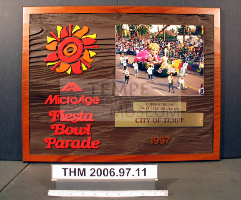 Microage Fiesta Bowl Parade Award