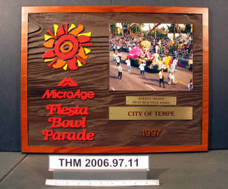 Microage Fiesta Bowl Parade Award
