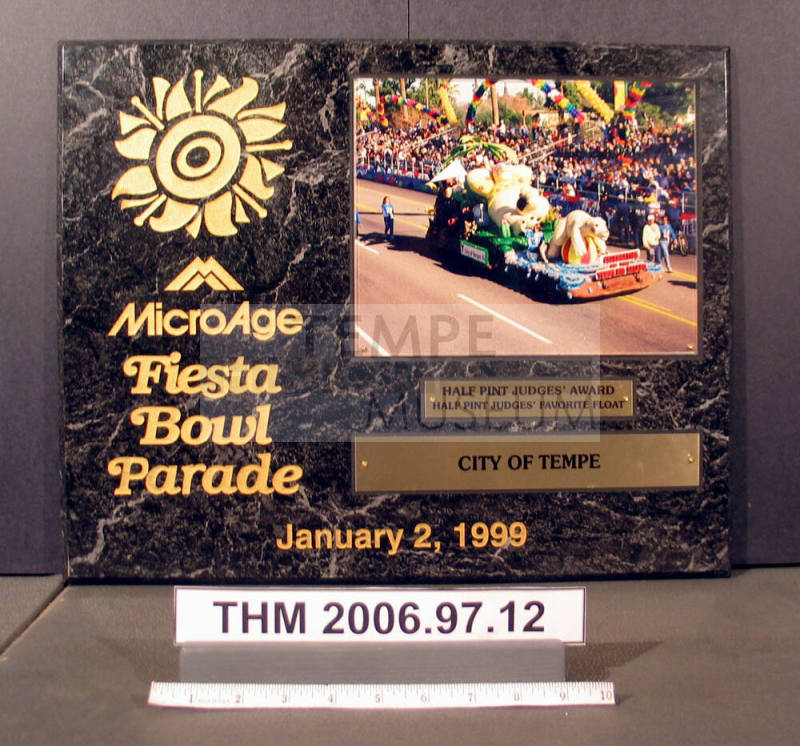 Microage Fiesta Bowl Parade Award