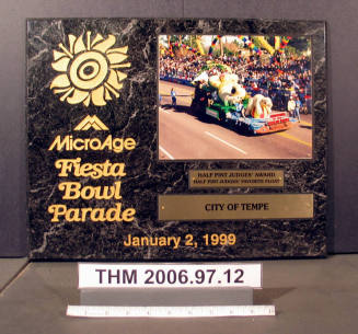 Microage Fiesta Bowl Parade Award
