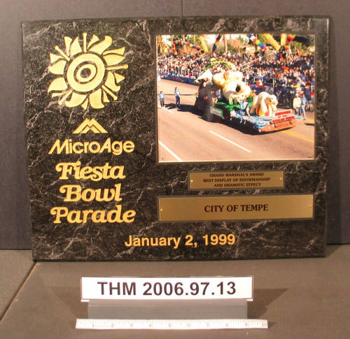 Microage Fiesta Bowl Parade Award