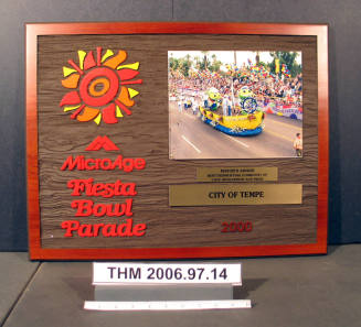 Microage Fiesta Bowl Parade Award