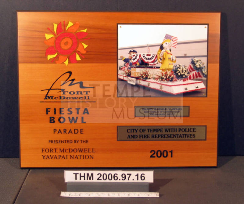 Fort McDowell Fiesta Bowl Parade Award