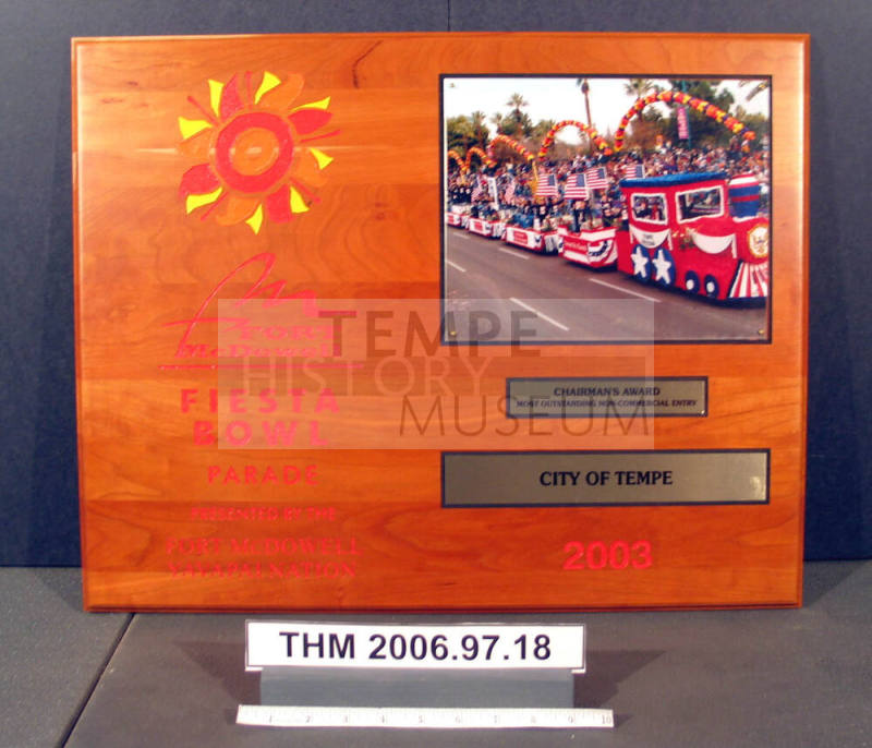 Fort McDowell Fiesta Bowl Parade Award