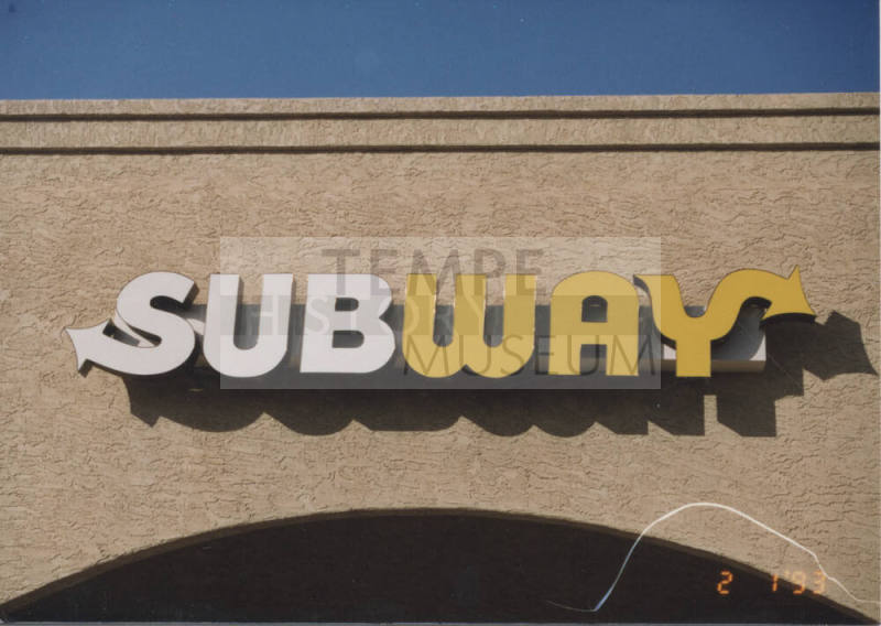 Subway Restaurant, 818 W. Broadway Road, Tempe, Arizona