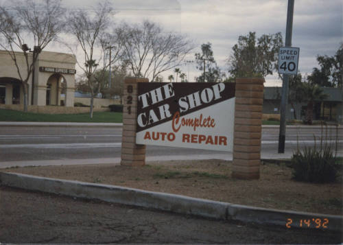 The Car Shop, 821 W. Broadway Road, Tempe, Arizona