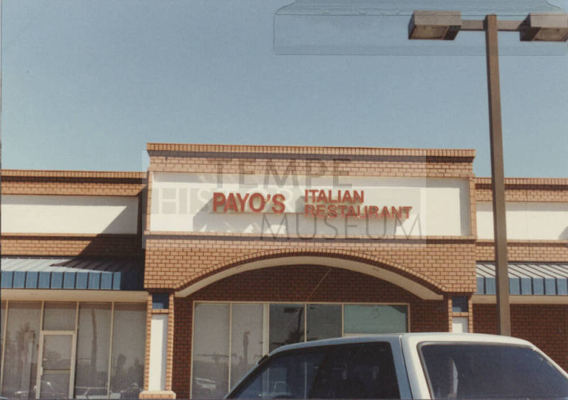Payo's Italian Restaurant, 937 East Broadway Road, Tempe, Arizona