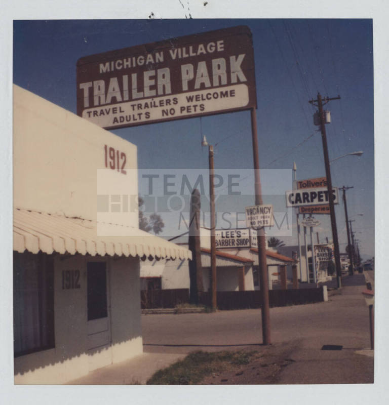 Michigan Village Trailer Park - 1912 East Apache Boulevard, Tempe, Arizona