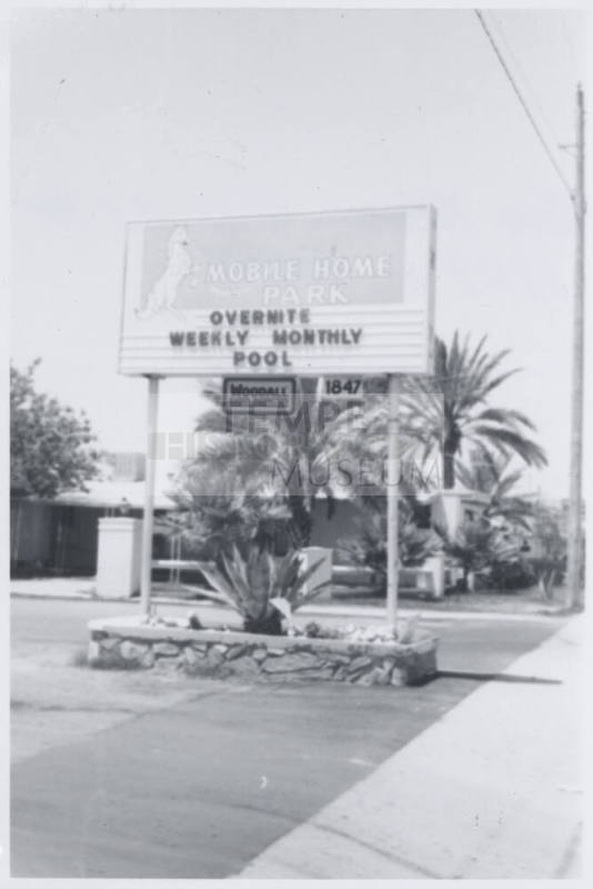 Woodall Mobile Home Park - 1847 East Apache Boulevard, Tempe, Arizona