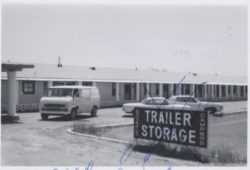 Thomas D Motel (Trailer Storage Sign) - 1855 East Apache Boulevard, Tempe, Arizo