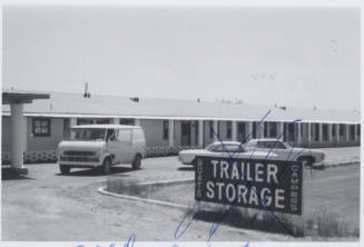 Thomas D Motel (Trailer Storage Sign) - 1855 East Apache Boulevard, Tempe, Arizo