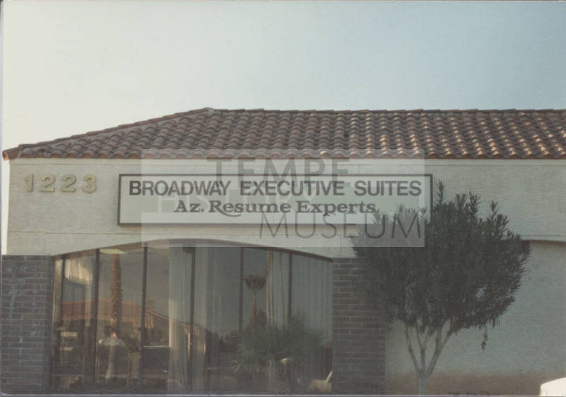 Broadway Executive Suites/Arizona Resume- 1223 East Broadway Road - Tempe, Arizona