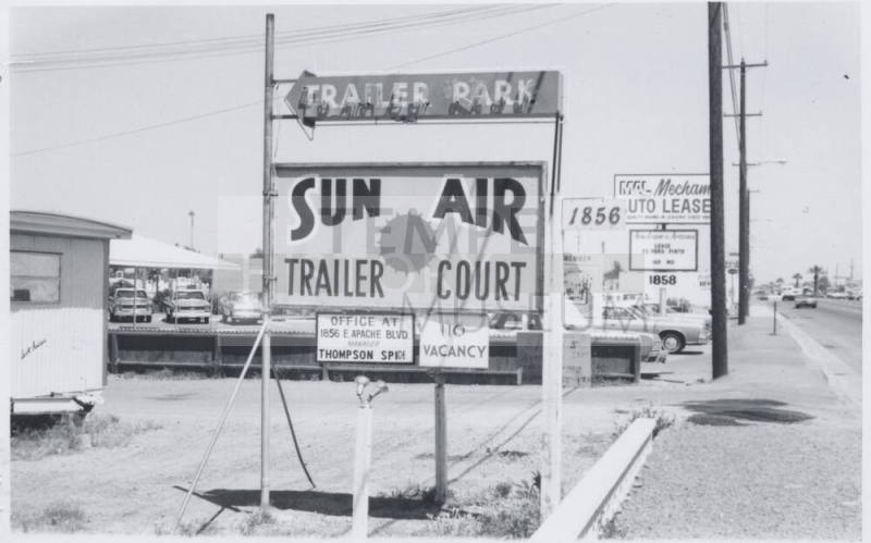Sun Air Trailer Court - 1856 East Apache Boulevard, Tempe, Arizona