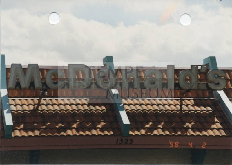 McDonald's Restaurant - 1325 West Broadway Road - Tempe, Arizona