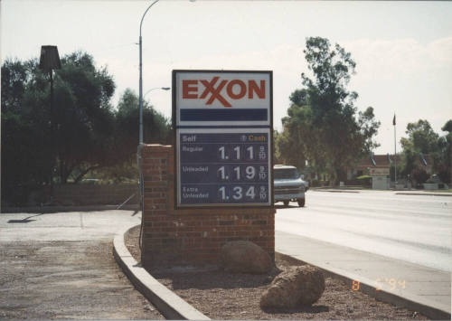 Exxon Service Station - 1340 West Broadway Road - Tempe, Arizona