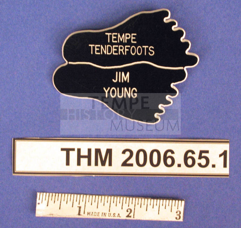 ID Pin for Jim Young of "Tempe Tenderfoots"
