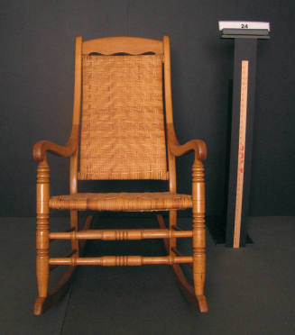 Woven Cane Rocking Chair