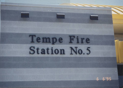 Tempe Fire Station, Number 5 - 723 E. Curry Road - Tempe, Arizona