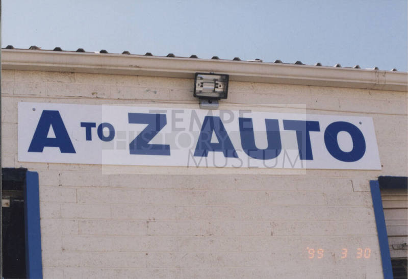 A to Z Auto Body Shop - 2348 E. Broadway Road - Tempe, Arizona