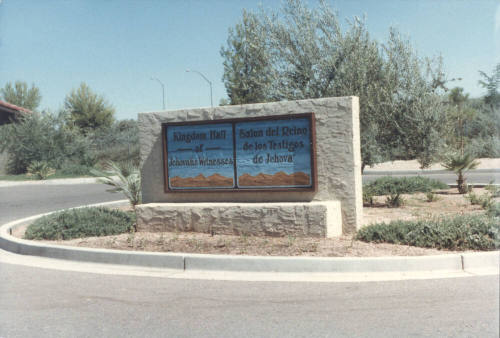 Kingdom Hall of Jehovah's Witness - 4400 S. Butte Avenue - Tempe, Arizona